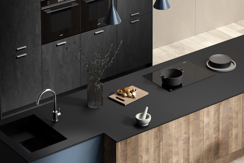 Pracovné dosky SLIM LINE / 0190 AF Black - foto