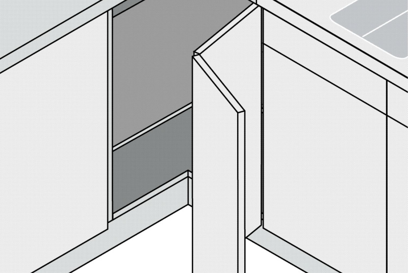 Nábytkové kovanie - BLUM / Záves BLUM CLIP TOP 60° pre skladacie dvere - foto Nábytkové kovanie - BLUM / Záves BLUM CLIP TOP 60° pre skladacie dvere - foto