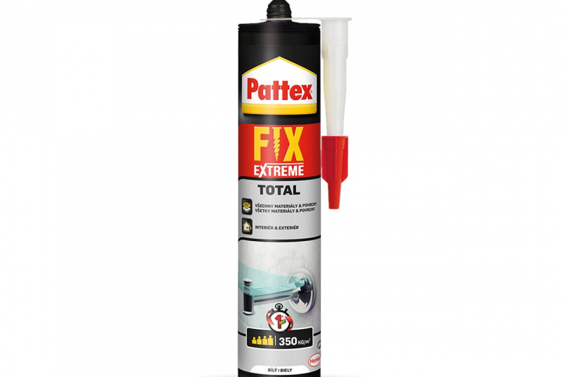 Lepidlá a tmely - Pattex / Pattex FIX Extreme Total - foto Lepidlá a tmely - Pattex / Pattex FIX Extreme Total - foto